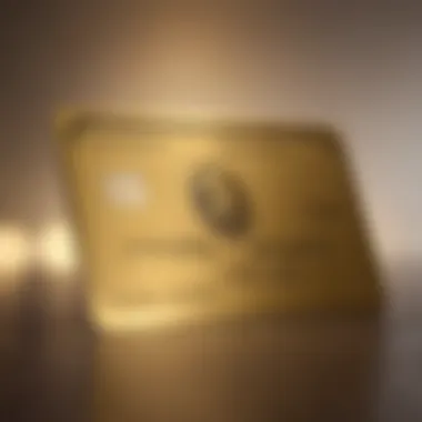 Prestigious Aura of the Golden American Express Card