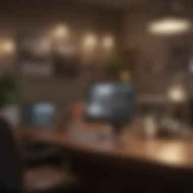 Strategic Loan Advisory Workspace Professional Loan Advisor Desk Setup
