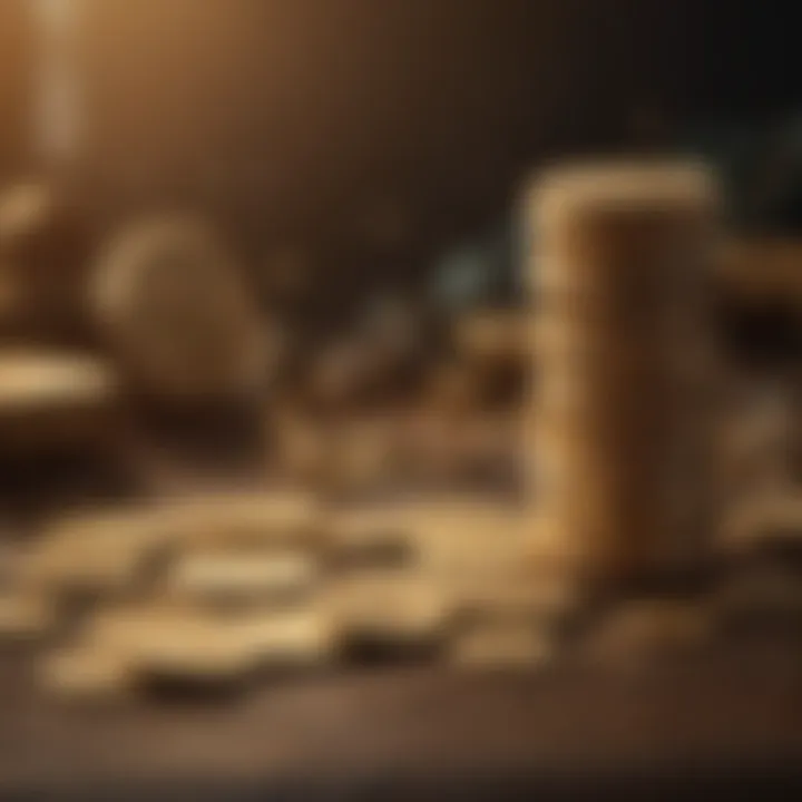 Crafting Effective Gold Investment Strategies Strategic planning with financial graphs and gold coins