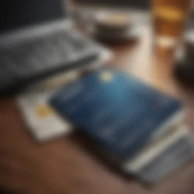 Illustration showcasing responsible credit card usage