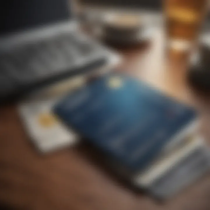Illustration showcasing responsible credit card usage