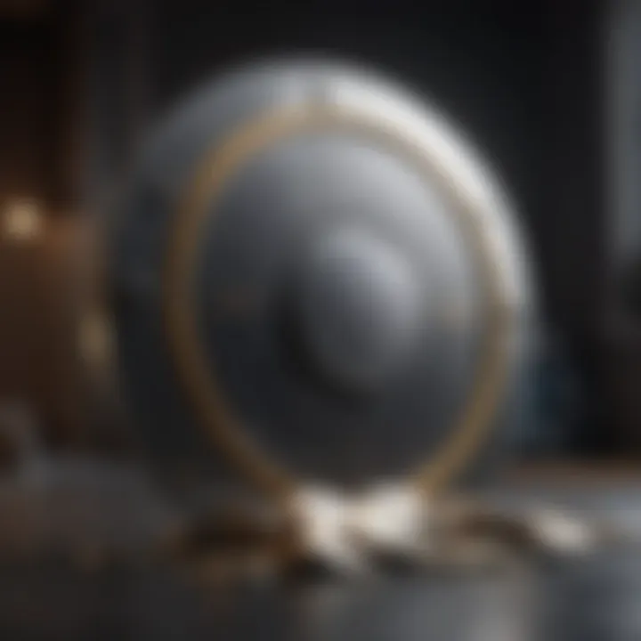 Abstract representation of financial security shield