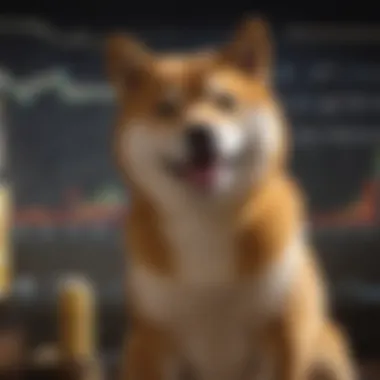 Graph showing Shiba Inu price trends over time