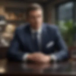 Sophisticated Businessman Analyzing Chase Ink Rewards