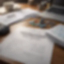 A strategic plan laid out on a desk, symbolizing financial goals.