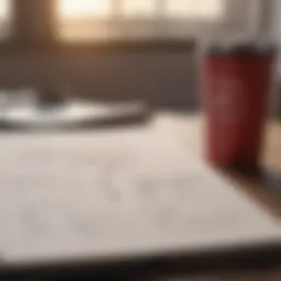 A beautifully organized travel budget planner