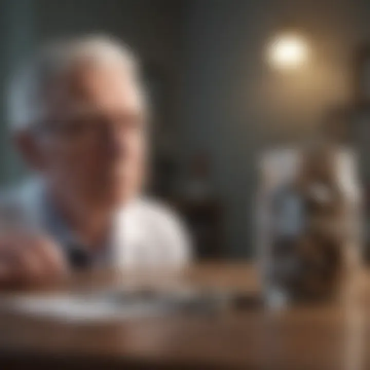 Visual representation of healthcare expenses in retirement planning