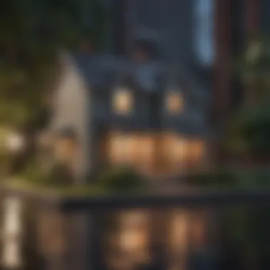 Real Estate Investment Potential Illustration showing real estate investment potential