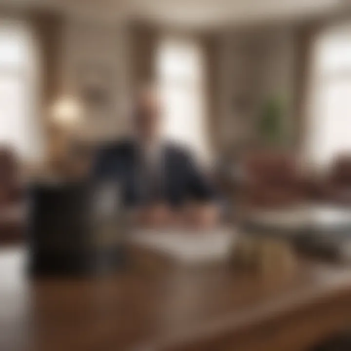 A professional offering guidance on estate planning