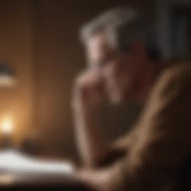 Contemplating Your Legacy A thoughtful individual contemplating their legacy