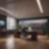 A modern office showcasing investment brokerage strategies.