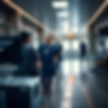 A Glimpse into the Healthcare Environment An elegant hospital setting to depict a work environment