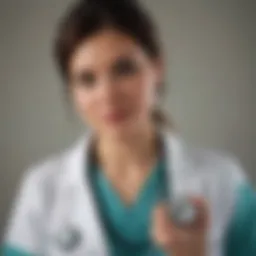 Professional Medical Assistant with Stethoscope