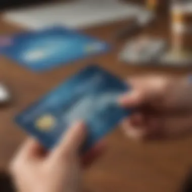 Efficient Financial Management with Prepaid Cards Illustration depicting the convenience and ease of managing finances with prepaid cards
