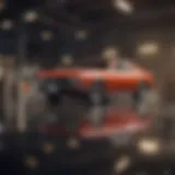 Visual representation of auto refinancing concept
