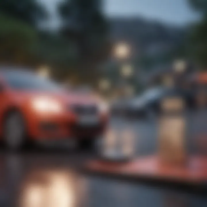 A traveler considering options for car rental insurance