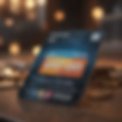Visual representation of credit scores impacting applications