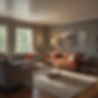Cozy Living Room of an FHA Borrower A cozy living room reflecting the benefits of homeownership with FHA loans