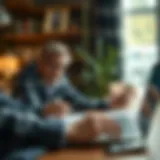 Conceptual illustration of credit score impact