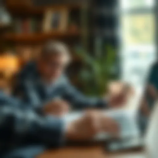 Conceptual illustration of credit score impact