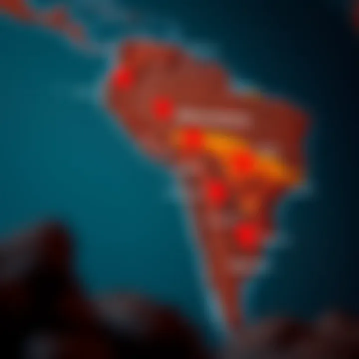 Map highlighting LAC Lithium Americas project locations