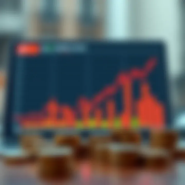 Comparative analysis chart of low vs high volatility stocks