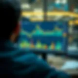 Navigating the Online Brokerage Interface Illustration of online brokerage interface with charts and graphs