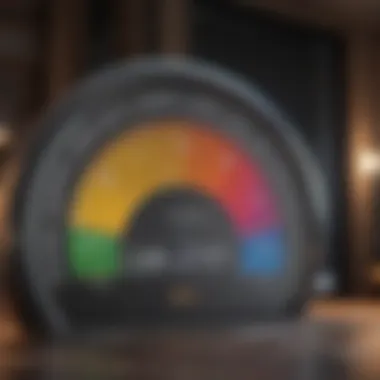 Credit Score and Financing Eligibility Visual representation of credit score impact on financing.