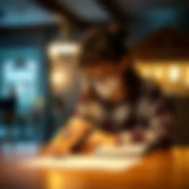 Conceptual illustration of mortgage agreement rescission