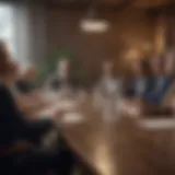 A collaborative meeting between nonprofit leaders