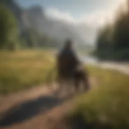 A serene landscape symbolizing freedom and retirement