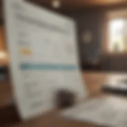 Conceptual illustration of credit scores