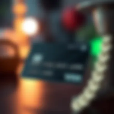 Illustration of credit card usage