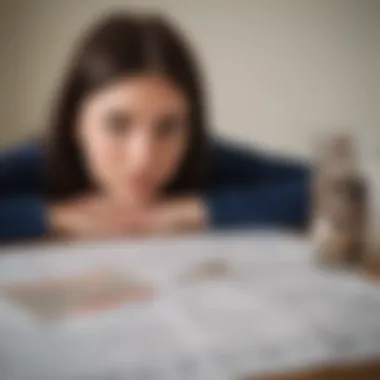 An analysis chart depicting socio-economic factors affecting student loan debt.