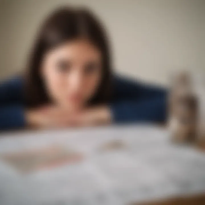 An analysis chart depicting socio-economic factors affecting student loan debt.