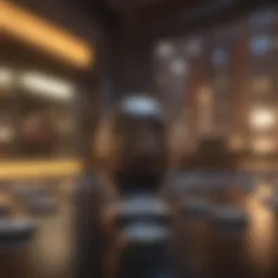 Visual representation of momentum investing concept