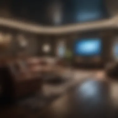 Exclusive Lounge Experience Luxury Lounge Setting