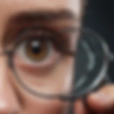 Specialized Eye Care Guidance from Optician Optician providing expert advice on eye care