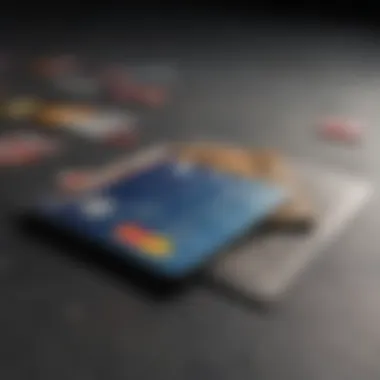 Understanding Interest Rates on Credit Cards Credit cards arranged on a surface with interest rates displayed