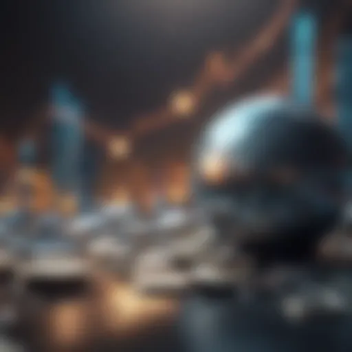 Abstract financial illustration