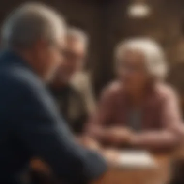 Discussing Retirement Plans A couple discussing their retirement plans