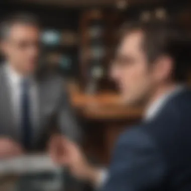 The Role of Financial Advisors in ETF Investment A financial advisor discussing investment strategies with a client.